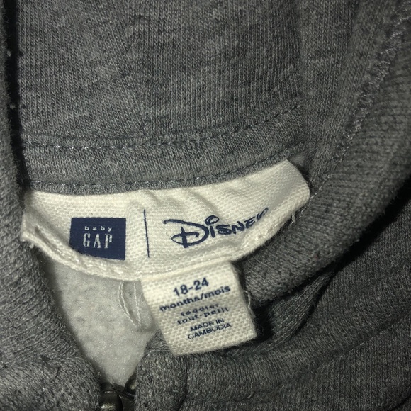 Disney x Gap Mickey Hoodie size 18-24 months - Picture 2 of 5